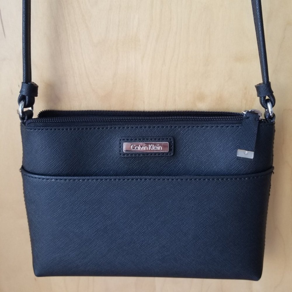 Calvin Klein Crossbody Saffiano Leather